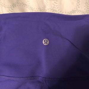 Purple lululemon wunder under leggings